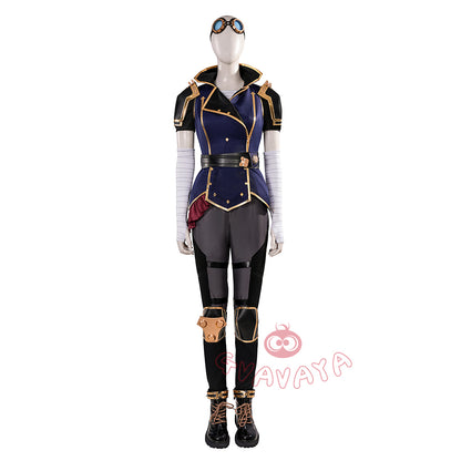 Gvavaya Anime Cosplay League of Legends Arcane Season2 Cosplay Vi Piltover Enforcer Uniform Cosplay Costume