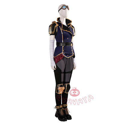 Gvavaya Anime Cosplay League of Legends Arcane Season2 Cosplay Vi Piltover Enforcer Uniform Cosplay Costume