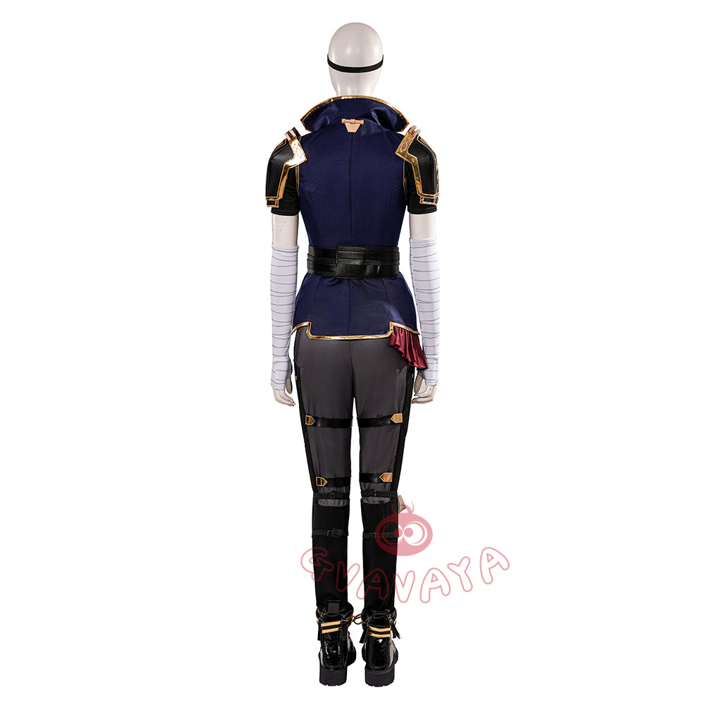 Gvavaya Anime Cosplay League of Legends Arcane Season2 Cosplay Vi Piltover Enforcer Uniform Cosplay Costume