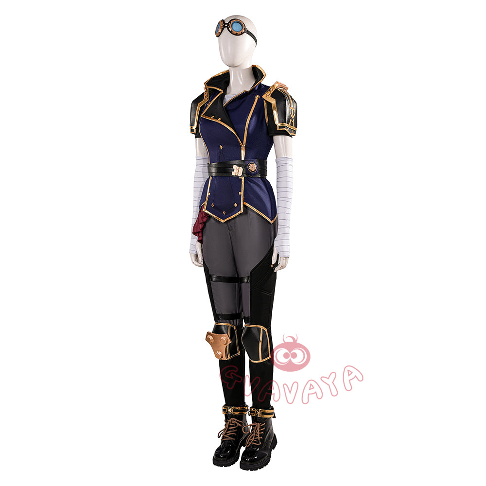 Gvavaya Anime Cosplay League of Legends Arcane Season2 Cosplay Vi Piltover Enforcer Uniform Cosplay Costume