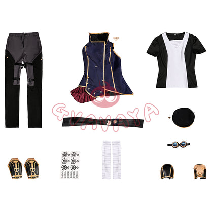 Gvavaya Anime Cosplay League of Legends Arcane Season2 Cosplay Vi Piltover Enforcer Uniform Cosplay Costume