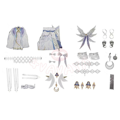 Gvavaya Game Cosplay Genshin Impact Columbina (Damselette) Cosplay Costume