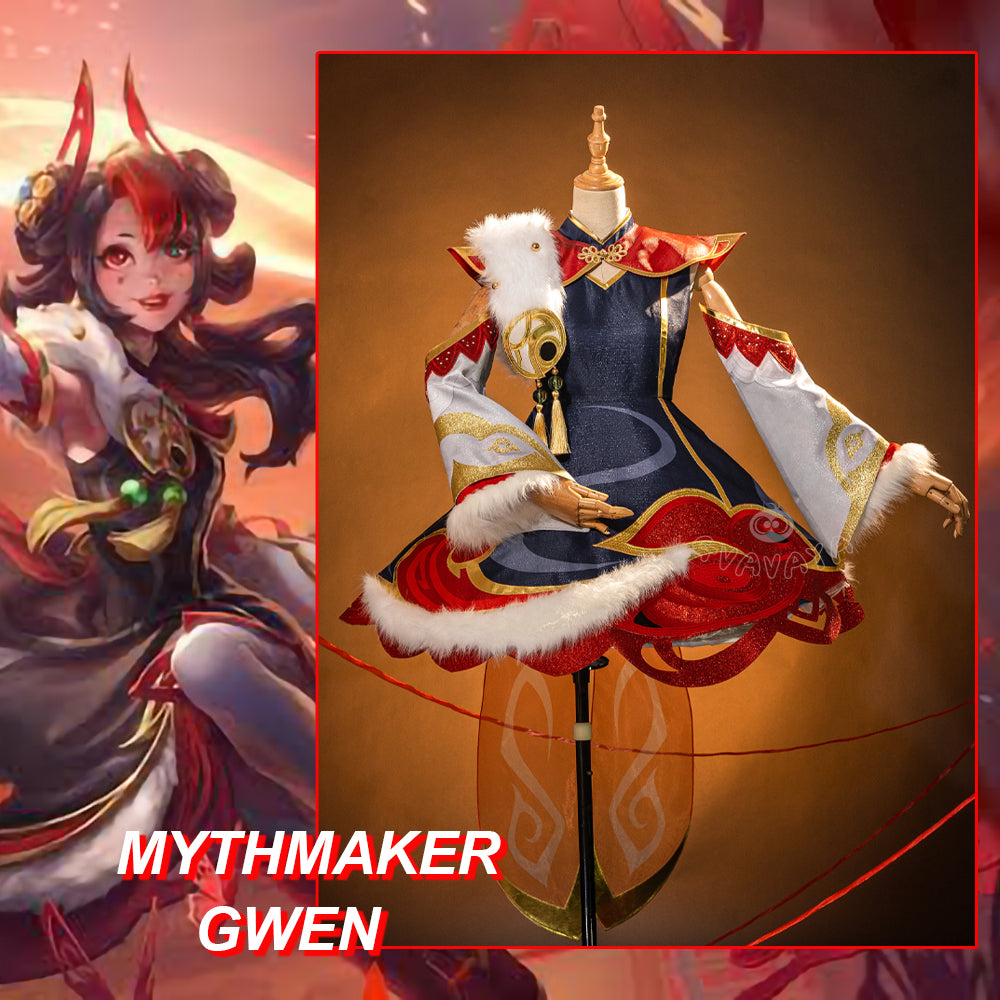 [In Stock] Gvavaya Game Cosplay League of Legends Mythmaker Gwen Cosplay Costume LOL Cosplay