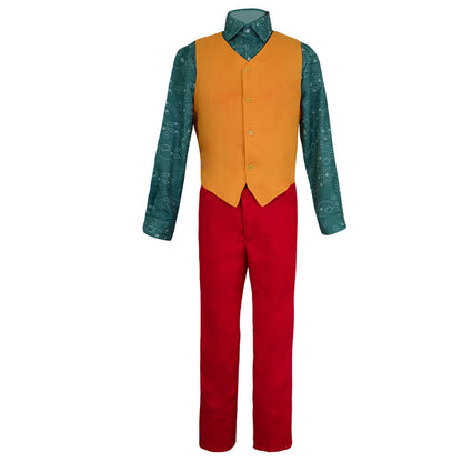 Gvavaya The Joker Joaquin Phoenix Arthur Fleck Cosplay Costume Halloween Party Clown Jocker Cosplay Costume