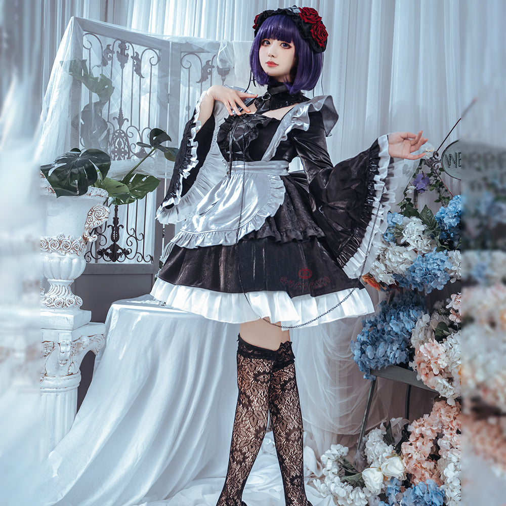 Gvavaya Anime Cosplay My Dress-Up Darling Marin Kitagawa Kuroe Shizuku Maid Cosplay Costume Version B