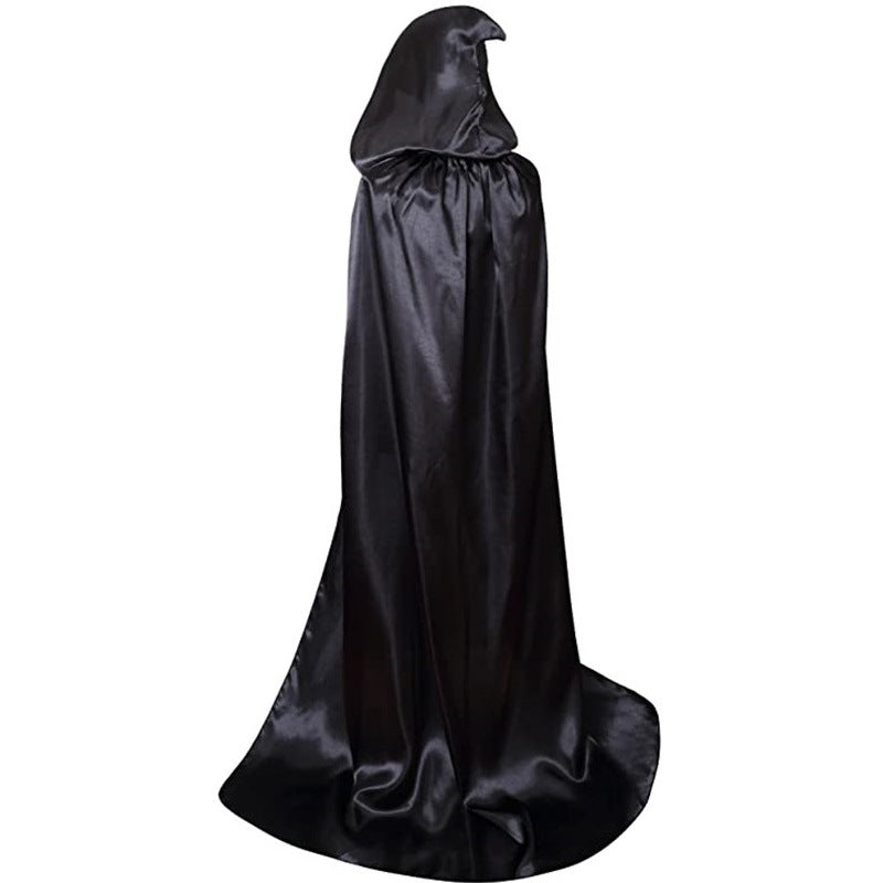 Gvavaya Halloween Wizard Reaper Cloak Halloween Cloak Demon Vampire Hooded Cloak Cosplay Costume