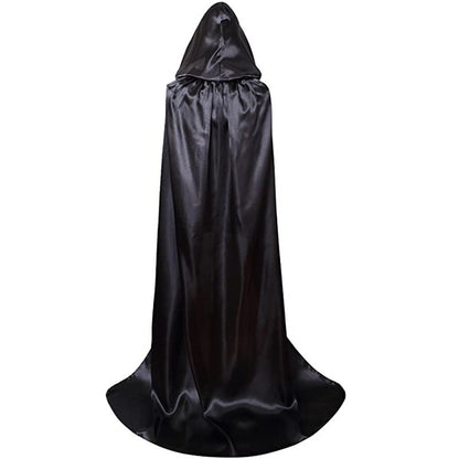 <transcy>Gvavaya Halloween Wizard Reaper Cloak Capa de Halloween Demon Vampire Capa con capucha Disfraz de Cosplay</transcy>