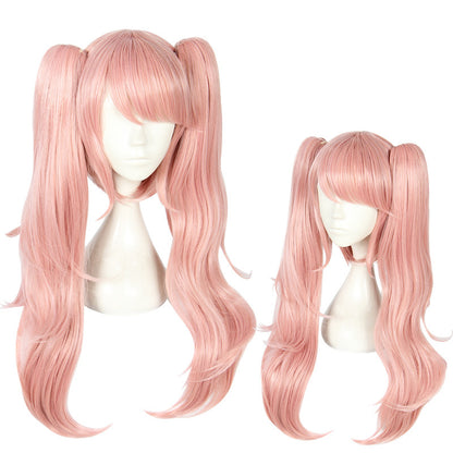 Gvavaya Cosplay Danganronpa Enoshima Junko 65cm Cherry Pink Cosplay Wig