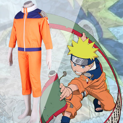 Anime Naruto Young Naruto Uzumaki Oufits Cosplay Costume – Cosplay