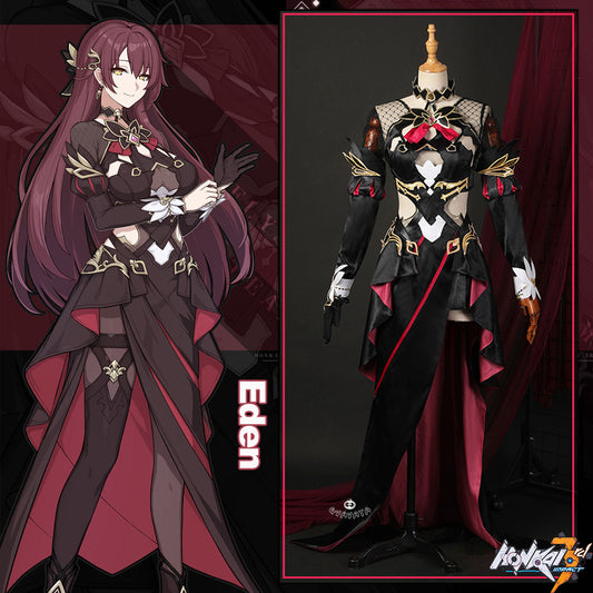 [In Stock]Gvavaya Game Cosplay Honkai Impact 3rd Eden Cosplay Costume The Thirteen Flame-Chasers Eden Cosplay