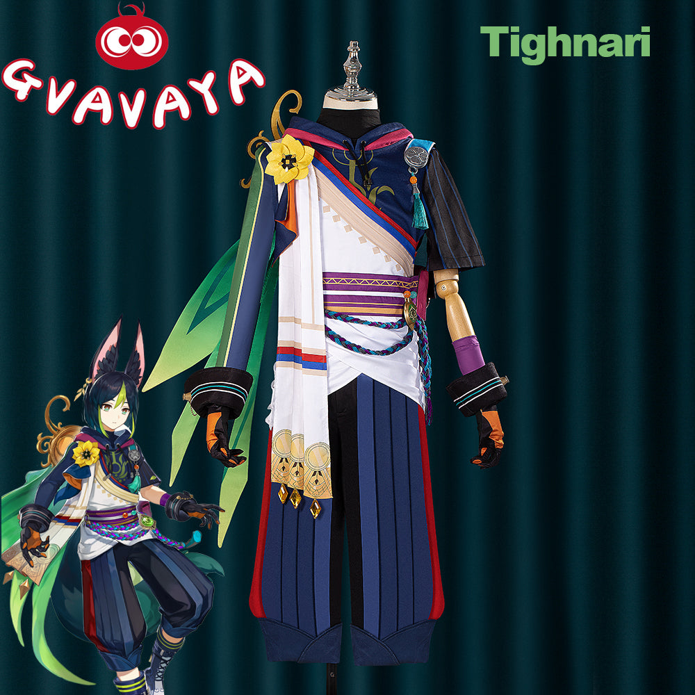 Gvavaya Game Cosplay Genshin Impact Sumeru Tighnari Cosplay Costume Ver.A