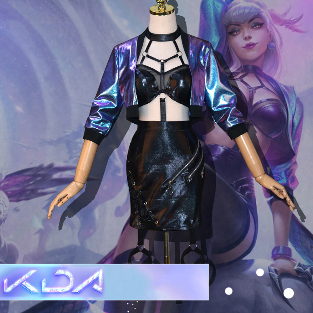 Gvavaya Cosplay LOL KDA All Out Evelynn Cosplay Costume League of Legends The Rogue Assassin K/DA