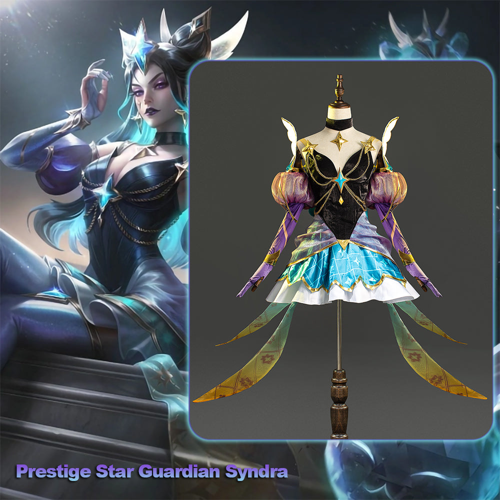 Gvavaya Game Cosplay League of Legends Prestige Star Guardian Syndra Cosplay Costume