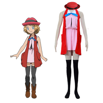 [Ready To Ship] Gvavaya Anime Cosplay Pokémon Serena Cosplay Costume Serena Cosplay