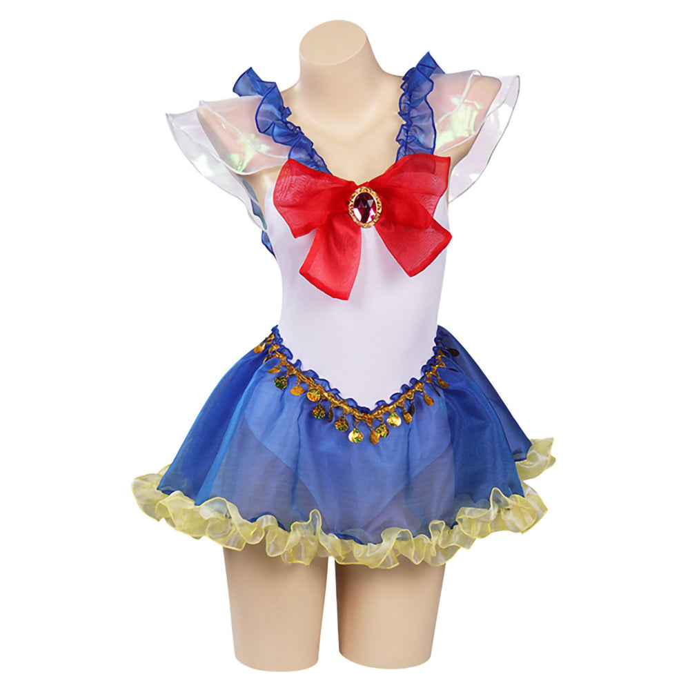 Gvavaya Anime Cosplay Sailor Moon Tsukino Usagi Swimwear Outfits Cosplay Swimsuit