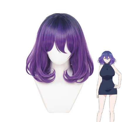 Gvavaya Anime Cosplay Vermeil In Gold Vermeil Cosplay Wig Purple Gradient 40cm Hair