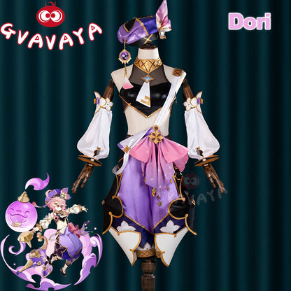 Gvavaya Game Cosplay Genshin Impact Sumeru Dori Cosplay Costume Ver.A