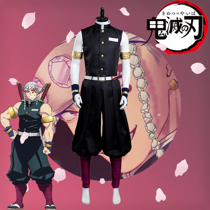 Gvavaya Anime Cosplay Uzui Tengen Cosplay Costume Demon Slaying Corps Uniform