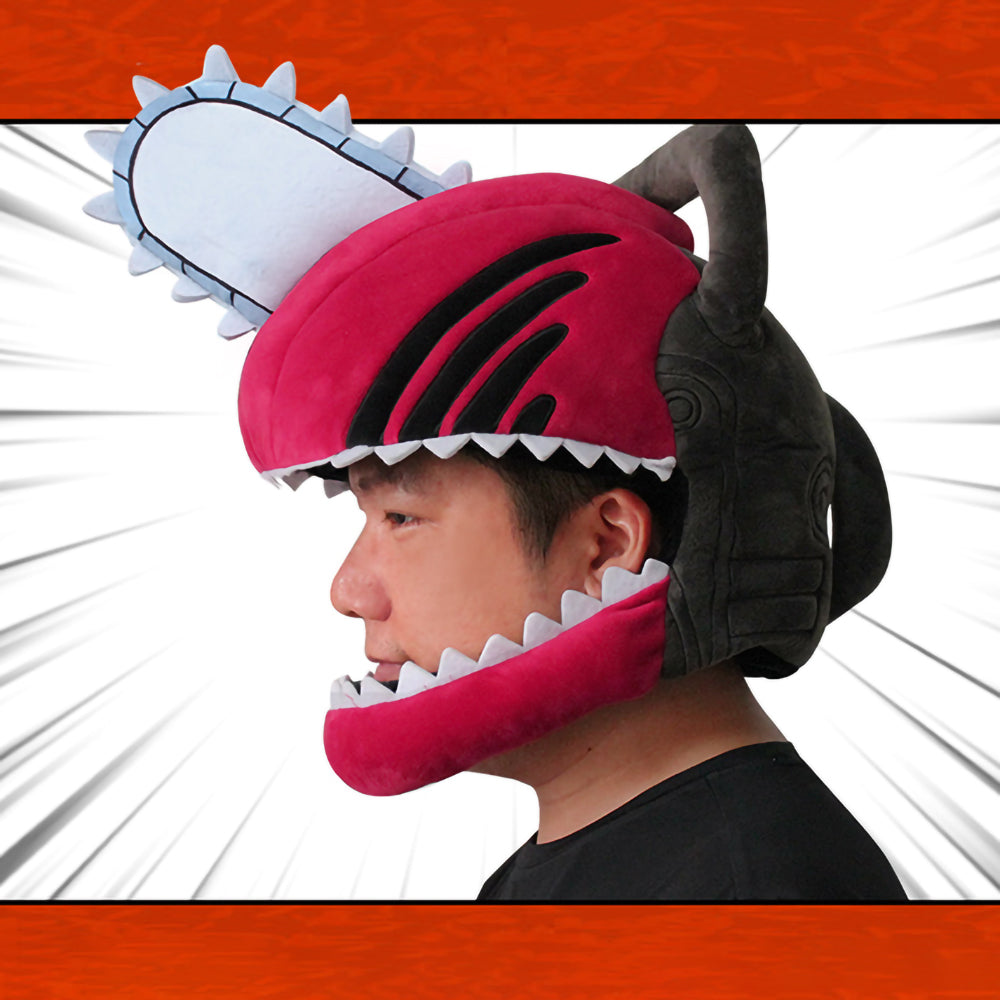 Anime Chainsaw Man Pochita Denji Cosplay Headgear Hat Headwear Halloween  Props