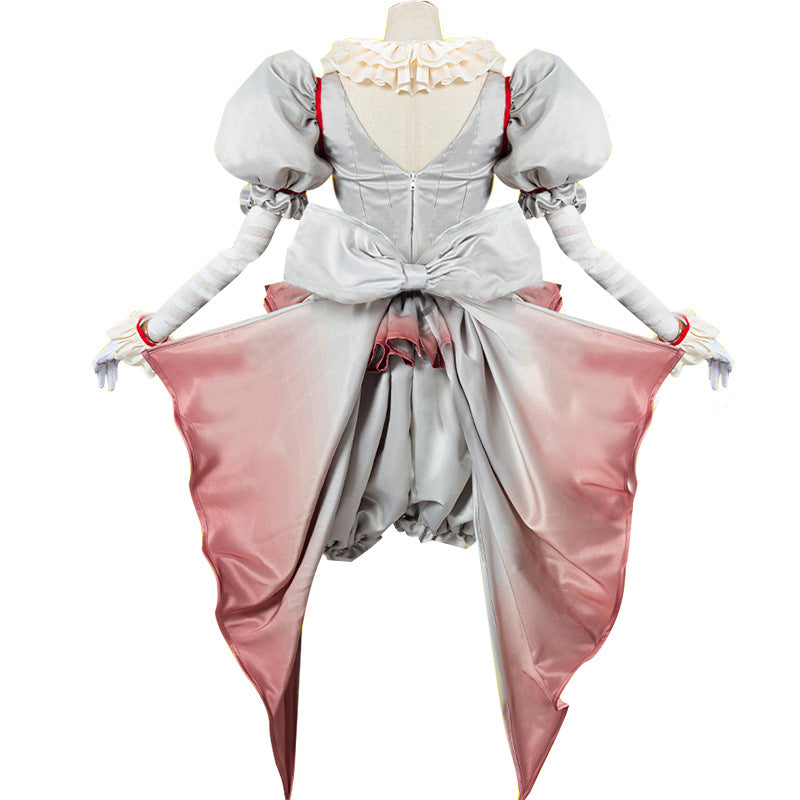 <transcy>Gvavaya Clown Pennywise Cosplay Costume Halloween Party Horreur Clown Performance Costume</transcy>