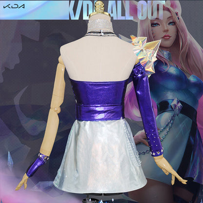 Gvavaya Cosplay LOL KDA All Out Ahri Cosplay Costume League of Legends The Rogue Assassin K/DA