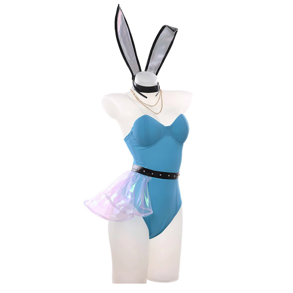 Gvavaya Game Cosplay League of Legends KDA Seraphine Bunny Girl Cosplay Costume