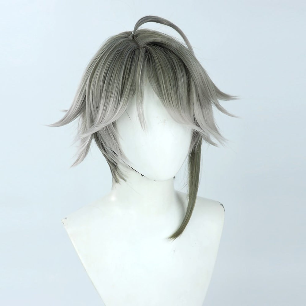 Gvavaya Game Cosplay Genshin Impact Sumeru Haitham Cosplay Wig Grey Gr