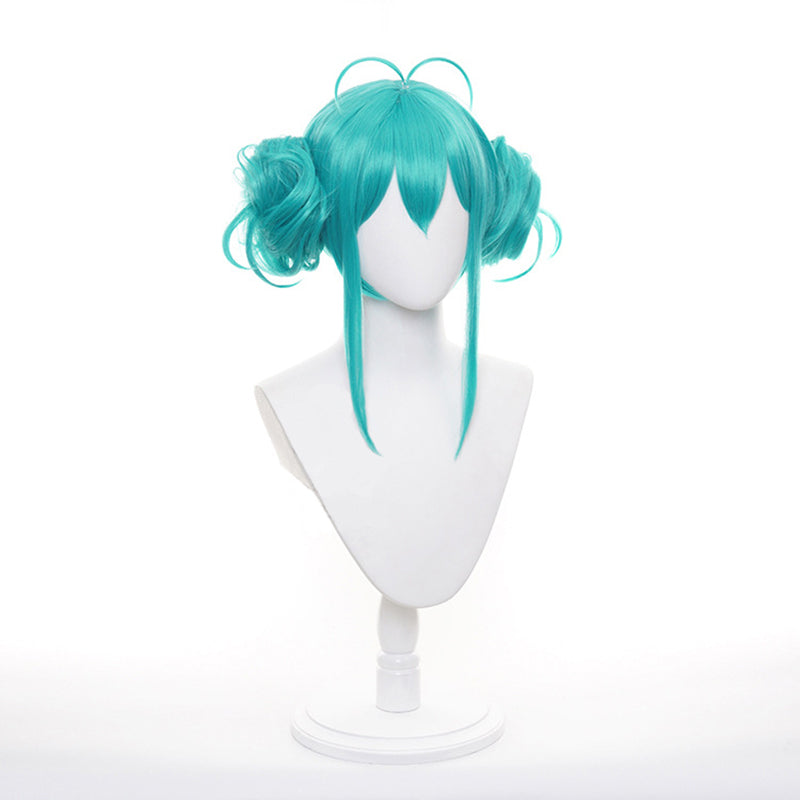 Gvavaya Game Cosplay Vocaloid Hatsune Miku BiCuteBunnies Ver Cosplay Wig Green 30cm Long Hair