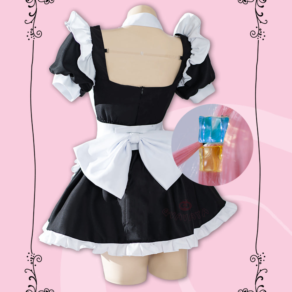 Gvavaya Anime Cosplay Bocchi The Rock Cosplay Gotou Hitori Maid Cospla