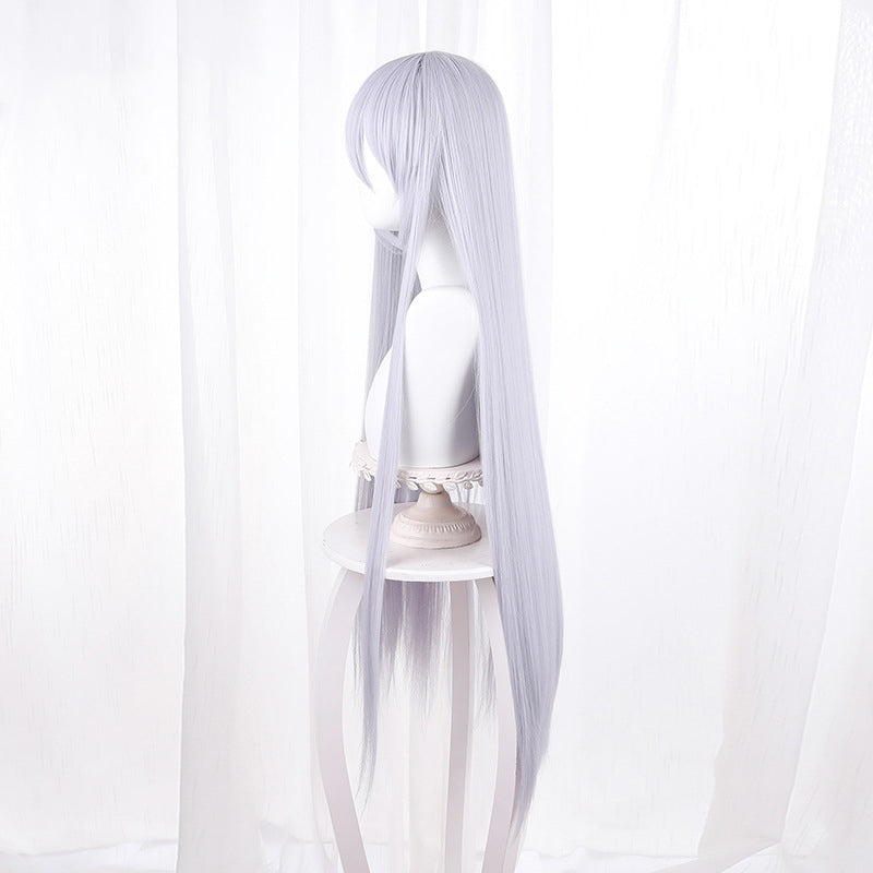 Gvavaya Anime Cosplay My Dress-Up Darling Marin Kitagawa Cosplay Wig Light Gray Purple 100cm Hair