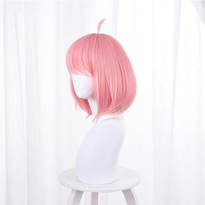 Gvavaya Anime Cosplay Manga Spy x Family Anya Forger Cosplay Wig 35cm Mixed Pink Hair