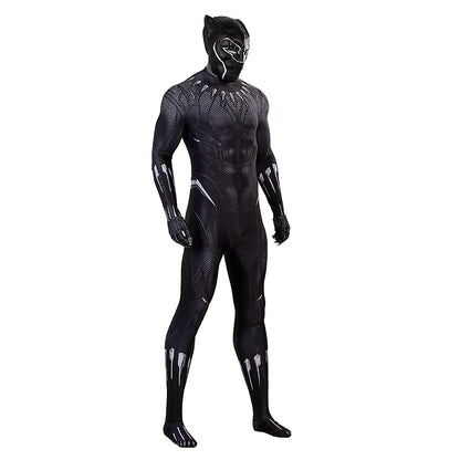 Gvavaya Live-action Derivative Cosplay Black Panther King of Wakanda T'Challa  Cosplay Costume T'Challa Cosplay Jumpsuit