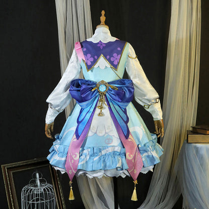 Gvavaya Game Cosplay Genshin Impact Kamisato Ayaka New Outfit Springbloom Missive Cosplay Costume Genshin Cosplay