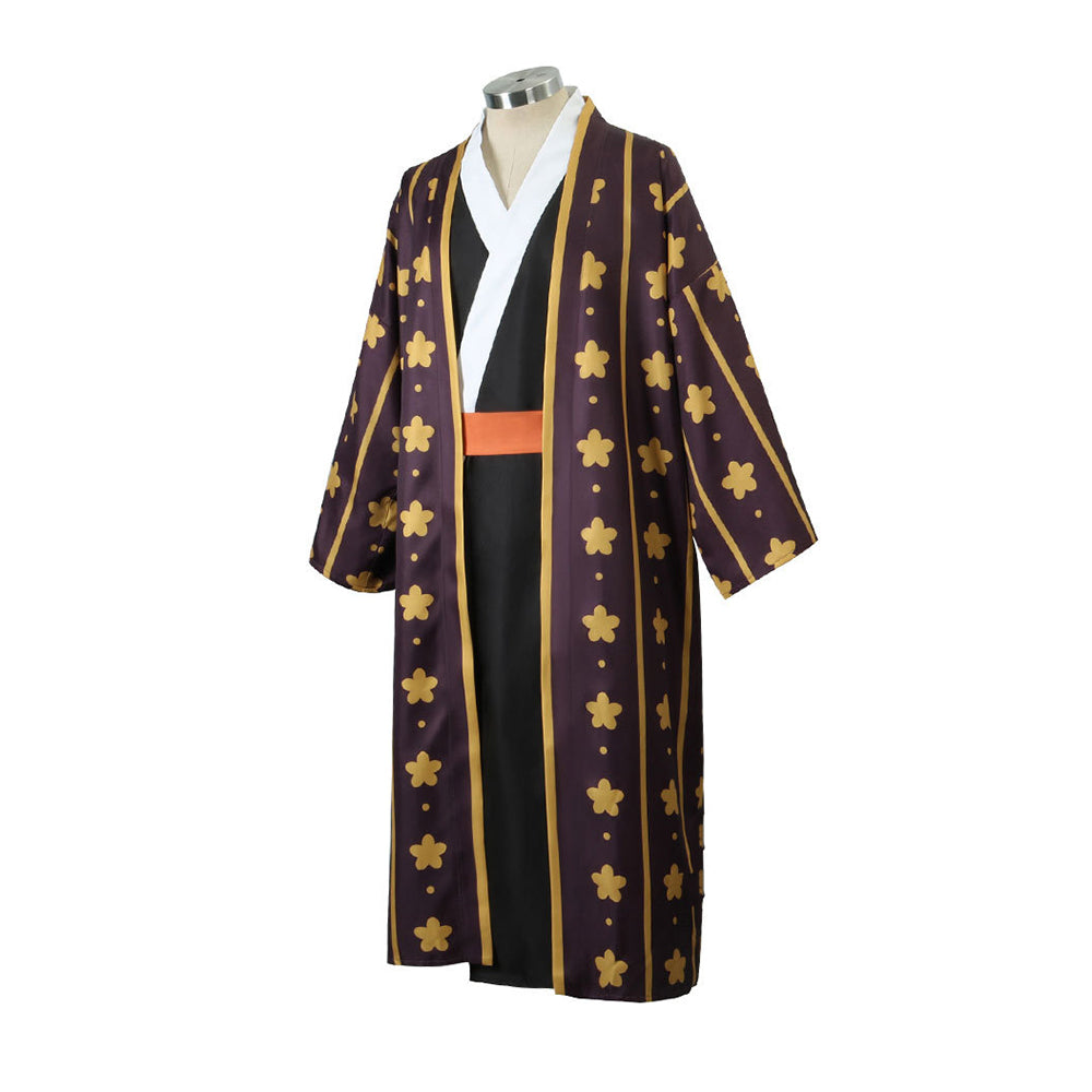 [Ready to Ship] Gvavaya Anime Cosplay ONE PIECE Trafalgar D. Water Law Cosplay Costume  Trafalgar D. Water Law Cosplay Kimono Suit