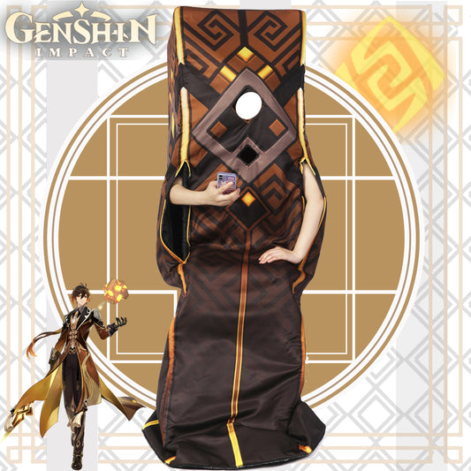 Gvavaya Game Cosplay Genshin Impact Zhongli Geo Pillar Outfit Genshin Funny Cosplay Costume