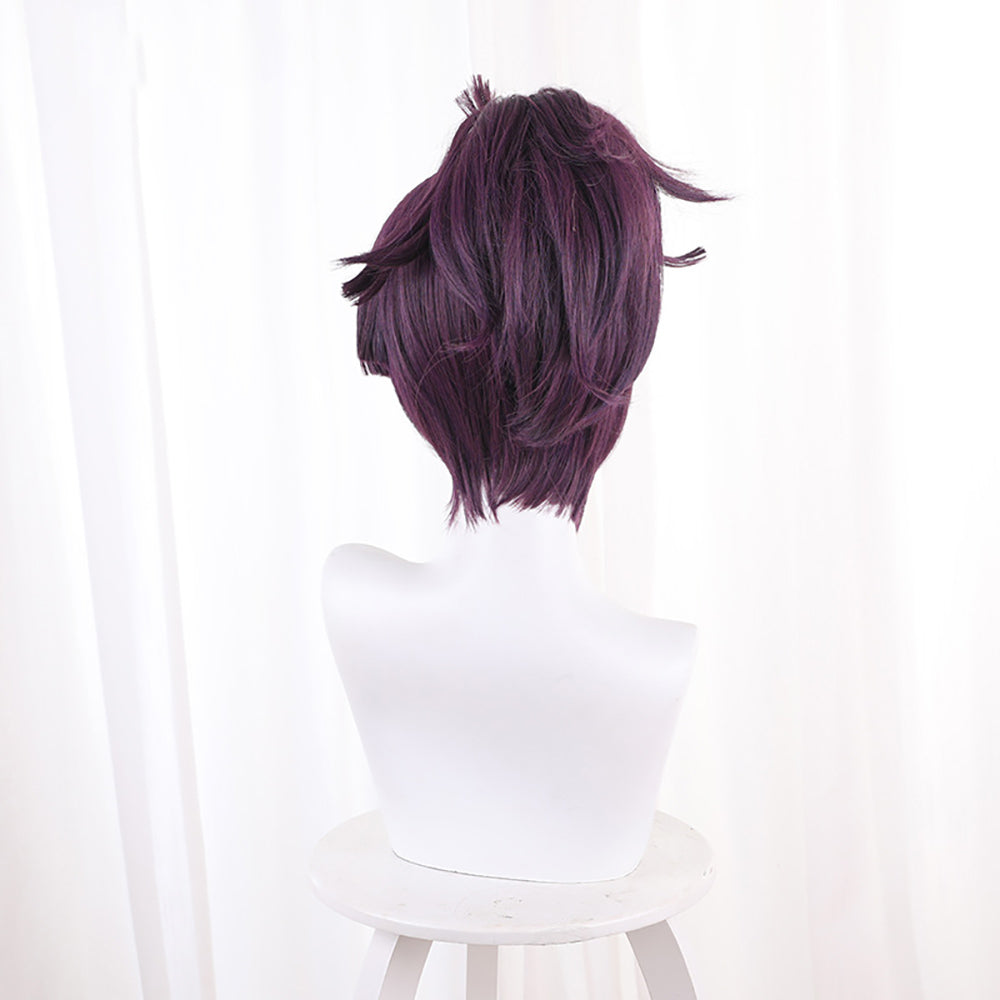 Gvavaya Anime Cosplay Hell's Paradise: Jigokuraku Yuzuriha  Cosplay Wig Mixed Purple 35cm Hair