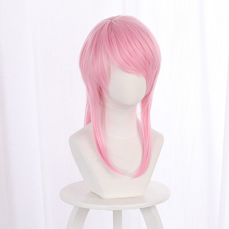 Gvavaya Anime Cosplay Tokyo Revengers Sanzu Haruchiyo 50cm Mixed Light Pink Cosplay Wig