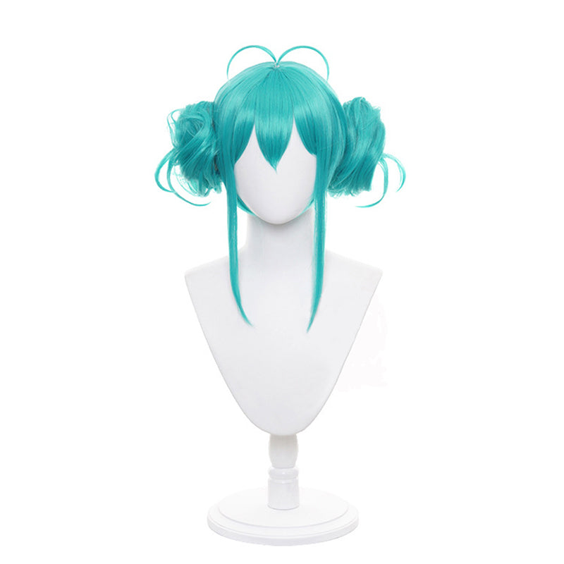 Gvavaya Game Cosplay Vocaloid Hatsune Miku BiCuteBunnies Ver Cosplay Wig Green 30cm Long Hair