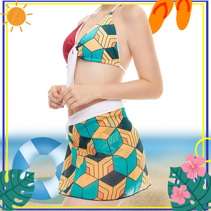 Gvavaya Anime Cosplay Tomioka Giyuu Fanart Swimsuit Bikini
