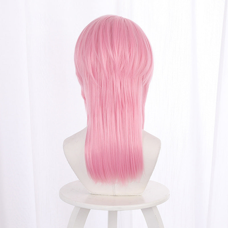 Gvavaya Anime Cosplay Tokyo Revengers Sanzu Haruchiyo 50cm Mixed Light Pink Cosplay Wig