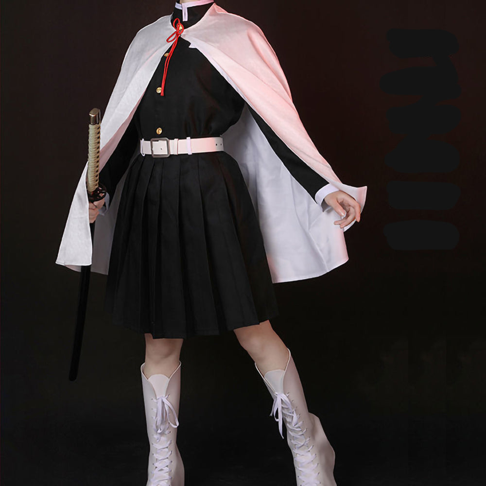 <transcy>Gvavaya Cosplay Demon Slayer: Kimetsu no Yaiba Rengoku Kyoujurou Cosplay Costume Demon Slaying Corps Uniforme</transcy>