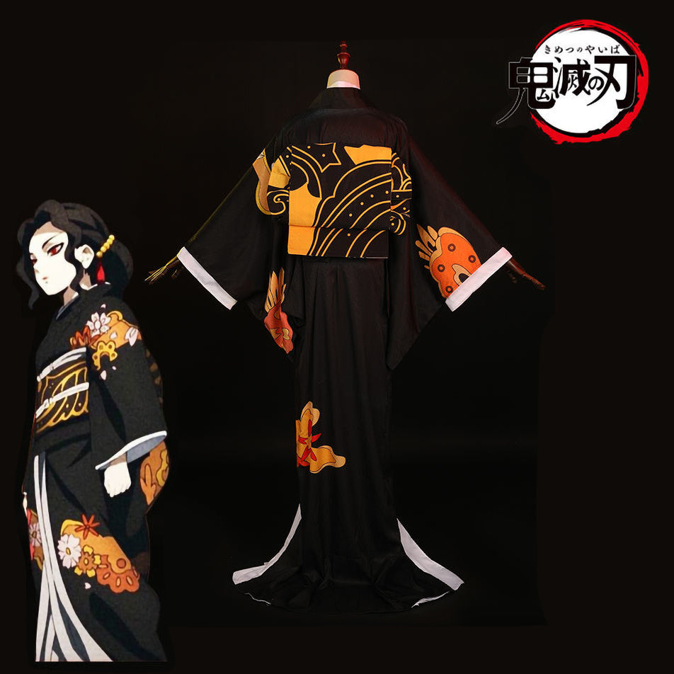 Gvavaya Cosplay Demon Slayer: Kimetsu no Yaiba Kibutsuji Muzan Cosplay Costume Demon Slaying Corps Uniform