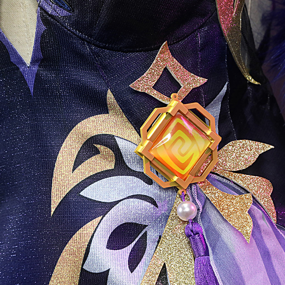 Gvavaya Game Cosplay Genshin Impact Ningguang Orchid's Evening Gown Outfit Ningguang Cosplay Costume Version A