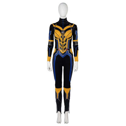 Gvavaya Movie Cosplay Ant-Man and the Wasp: Quantumania Hope Wasp  Cosplay Costume Hope Wasp Cosplay Leather Suit