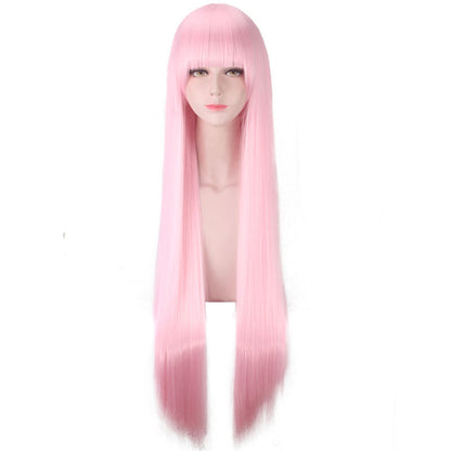 Gvavaya Anime Cosplay DARLING in the FRANXX Zero Two 02 Cosplay Wig 100cm Pink Hair