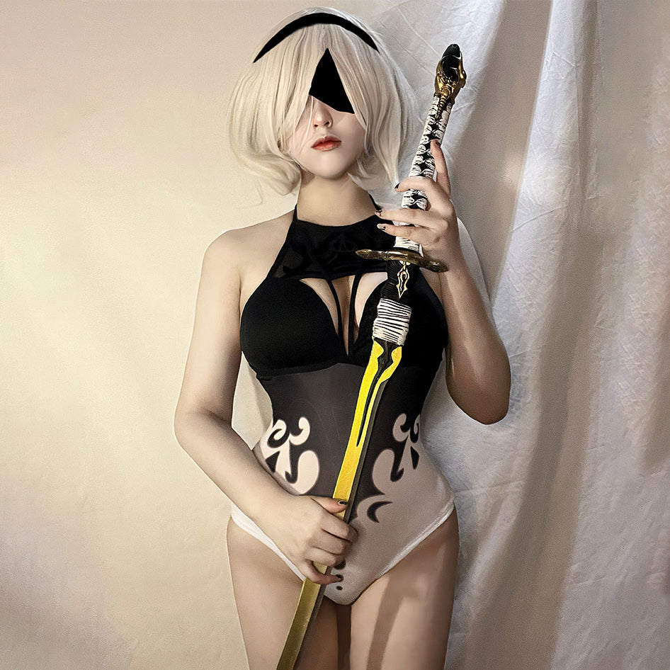 Gvavaya Game Cosplay NieR Automata 2B Sexy Swimsuit