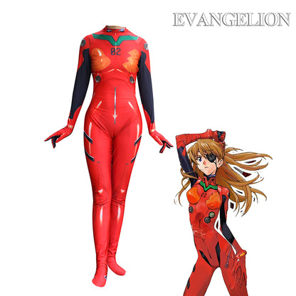 Gvavaya Anime Cosplay EVA2 Asuka Langley Soryu Cosplay Costume EVA Tight-fitting Costume