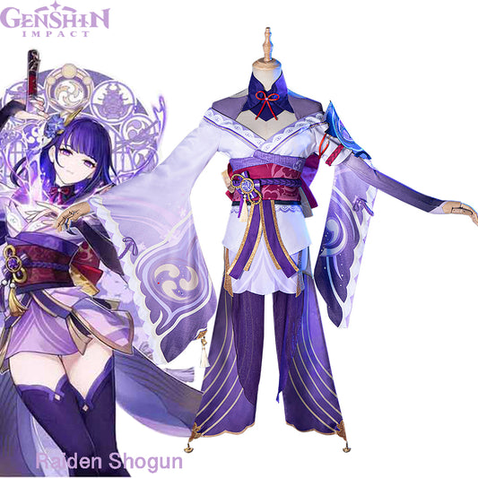 <transcy>Gvavaya Jeu Cosplay Genshin Impact Baal Raiden Shogun Cosplay Costume</transcy>