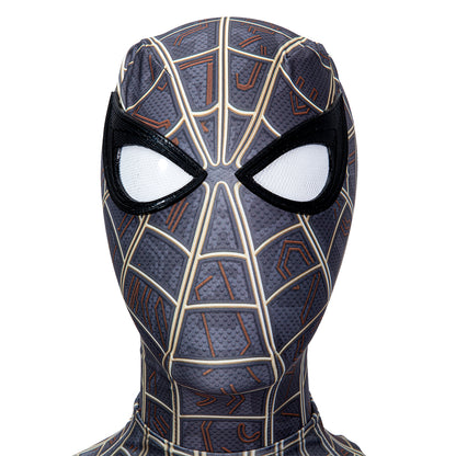 Gvavaya Movie Cosplay Spider-Man: No Way Home Spider Man Black and Gold Suit Spider Man Jumpsuit Cosplay