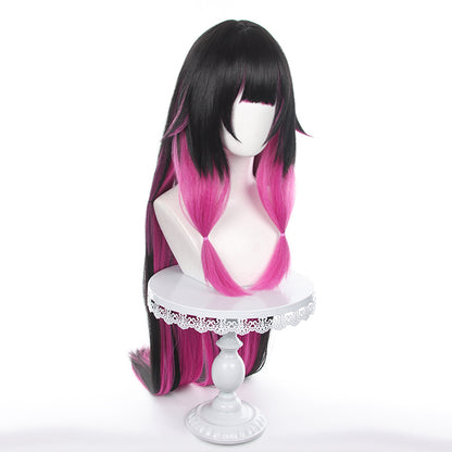 Gvavaya Game Cosplay Genshin Impact Fatui Harbinger Columbina Cosplay Wig Mixed Color 110cm Hair